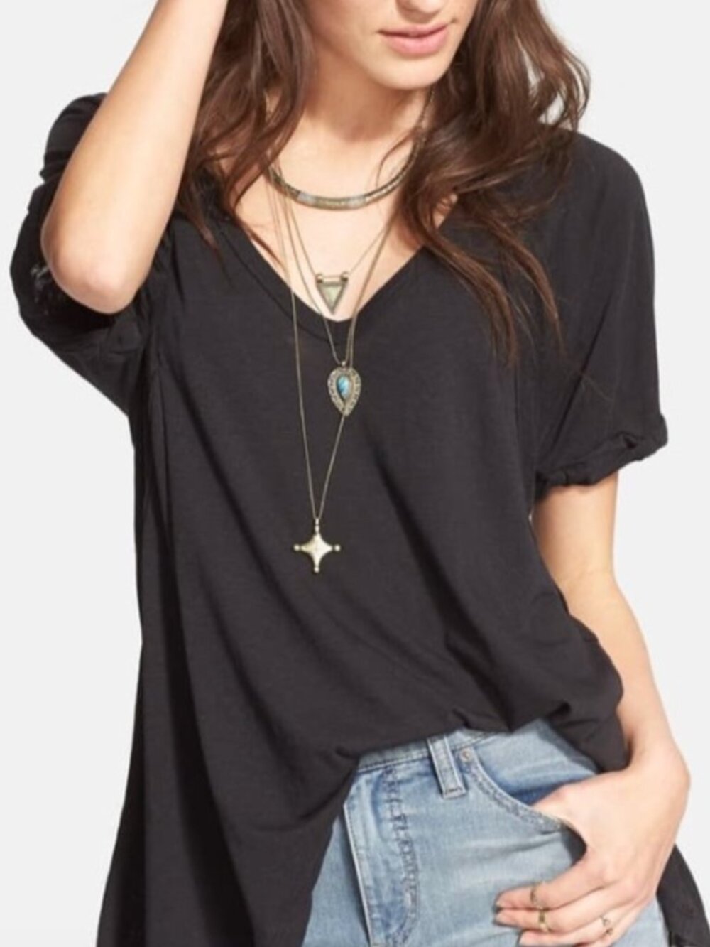 Free People Free Fallin Burnout Tee